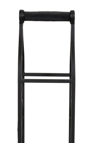 Biscottini Porta bottiglie in ferro battuto finitura nera anticata Cantinetta Offerta