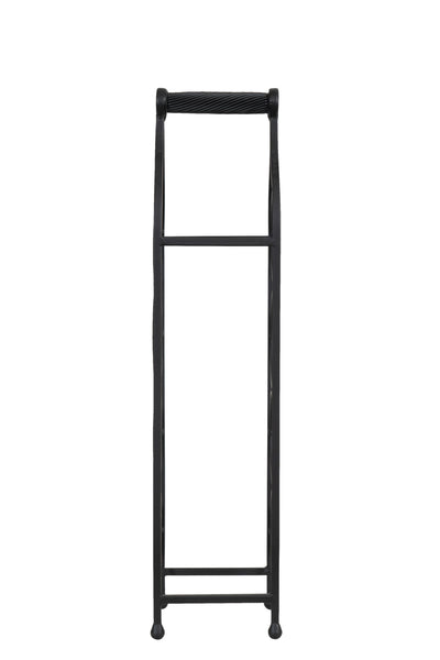 Biscottini Porta bottiglie in ferro battuto finitura nera anticata Cantinetta Offerta