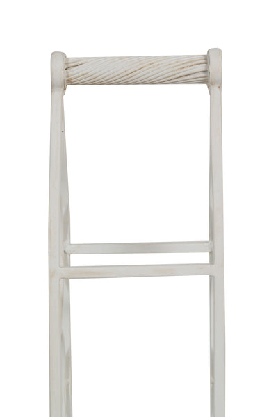 Biscottini Porta bottiglie in ferro battuto finitura bianca anticata Cantinetta Offerta