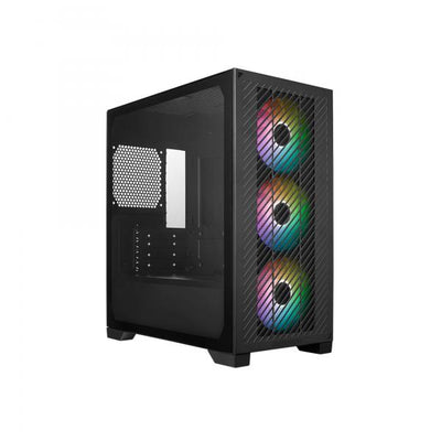 COOLER MASTER CASE ELITE 301 MINI TOWER M-ATX/ MINI ITX, USB C, 3X ARGB 120MM FANS INCLUDED
