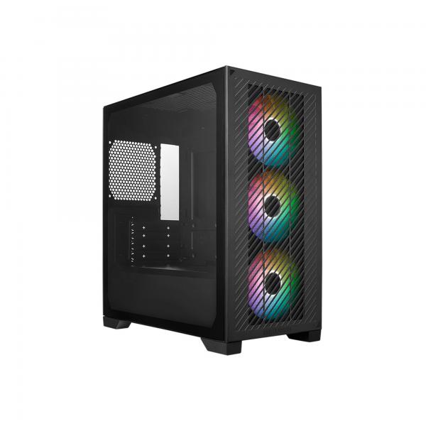 COOLER MASTER CASE ELITE 301 MINI TOWER M-ATX/ MINI ITX, USB C, 3X ARGB 120MM FANS INCLUDED