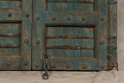 Biscottini Porta portone in legno massello e ferro da interno o da esterno vecchia e antica medievale scorrevole