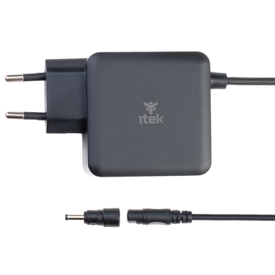 Alimentatore a muro per Notebook - 65W- Tecnologia GaN- Super Slim- 8 connettori