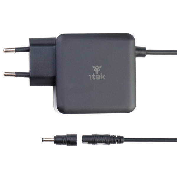 Alimentatore a muro per Notebook - 65W- Tecnologia GaN- Super Slim- 8 connettori