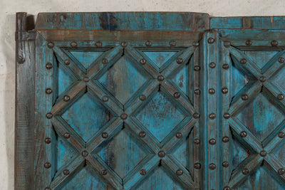 Biscottini Porta portone in legno massello e ferro da interno o da esterno vecchia e antica medievale scorrevole