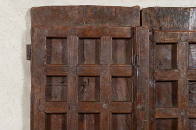 Biscottini Porta portone in legno massello e ferro da interno o da esterno vecchia e antica medievale scorrevole