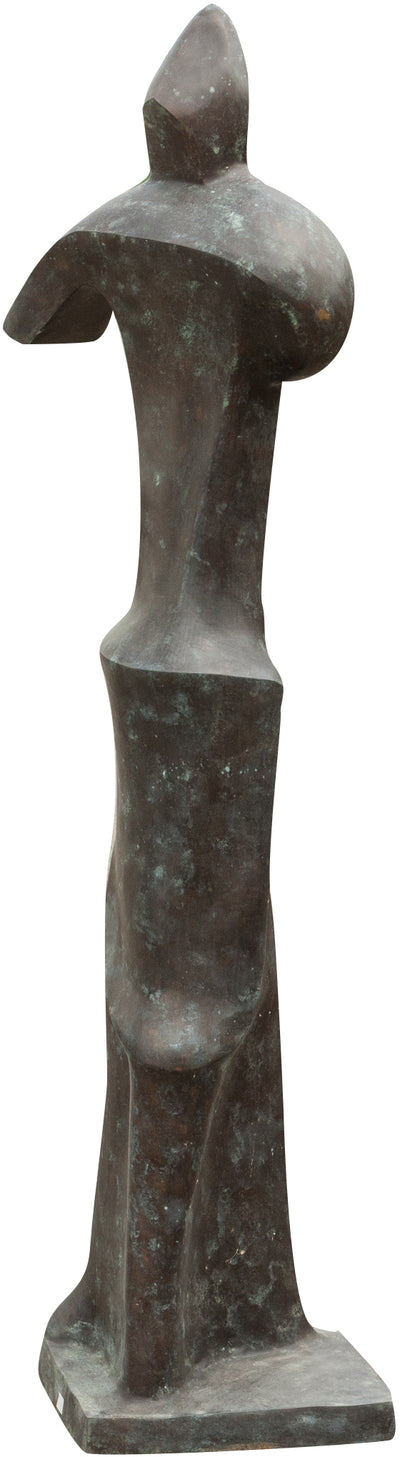 Biscottini Scultura in arte moderna in fusione di bronzo L40xPR32xH175 cm stile Offerta