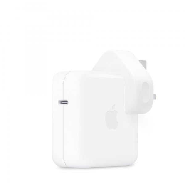Apple MXN53B/A Caricabatterie per dispositivi mobili Cuffie, Computer portatile, Smartphone Bianco AC Interno (Apple - Power adapter - 70 Watt [24 pin USB-C] - United Kingdom)
