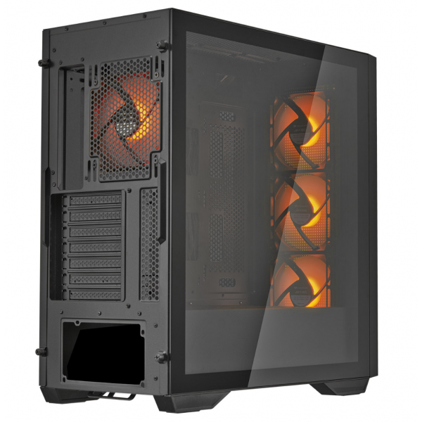 COUGAR UNIFACE RGB (BLACK) - PC CASE MID TOWER - VENTOLA RGB 3*120 + 120mm