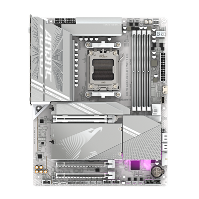 GIGABYTE X870 AORUS ELITE WIFI7 ICE Scheda Madre - Supporta CPU AMD Ryzen 9000, 16+2+2 fasi VRM digitale, fino a 8200MHz DDR5 (OC), 3xPCIe 5.0 + 1xPCIe 4.0, Wi-Fi 7, LAN 2.5GbE, USB 4