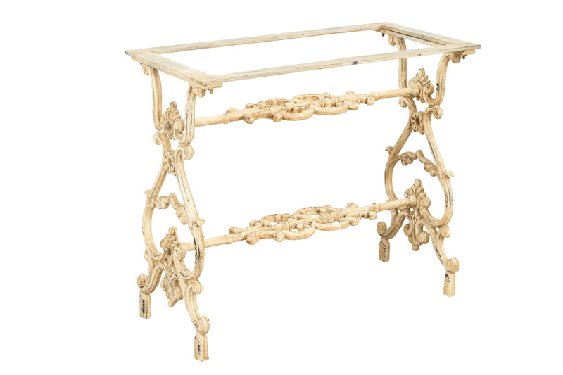 Biscottini Base tavolo in ghisa finitura anticata Molto stabile, robusta Offerta Speciale