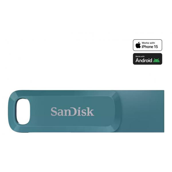 SanDisk Ultra Dual Drive Go unità flash USB 1 TB USB tipo-C 3.2 Gen 1 [3.1 Gen 1] Turchese (SanDisk Ultra Dual Drive Go - USB flas)