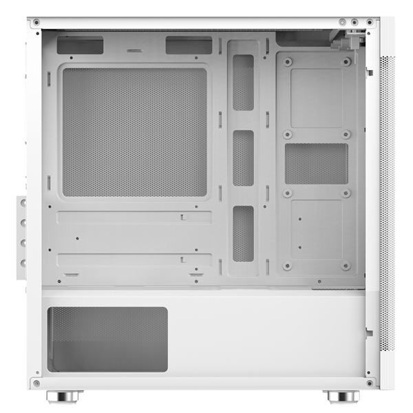 Case Itek PROMESH 35W - Gaming Office Micro Tower, MATX, 2xUSB3, Type-C, 3 Lati Mesh - Bianco White Edition
