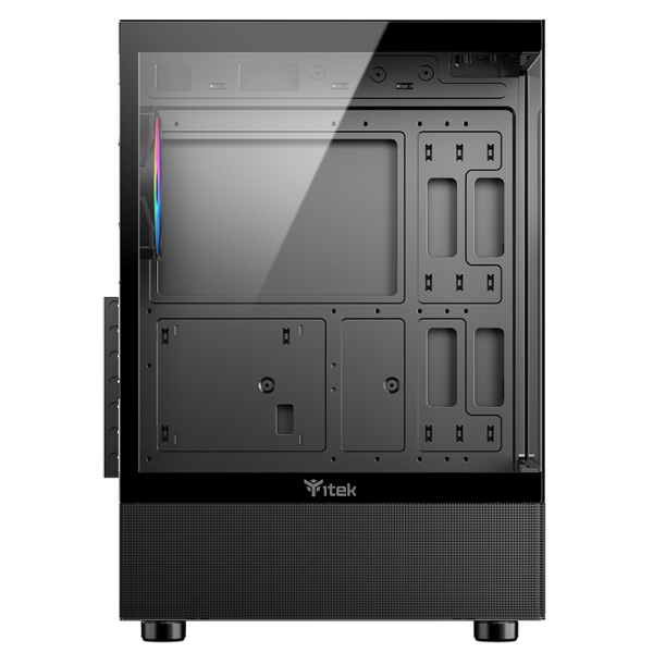 Case SHOWBUI 33B - Gaming Tower ATX- 12cm ARGB fan- USB3- Side & Front Panel Temp Glass