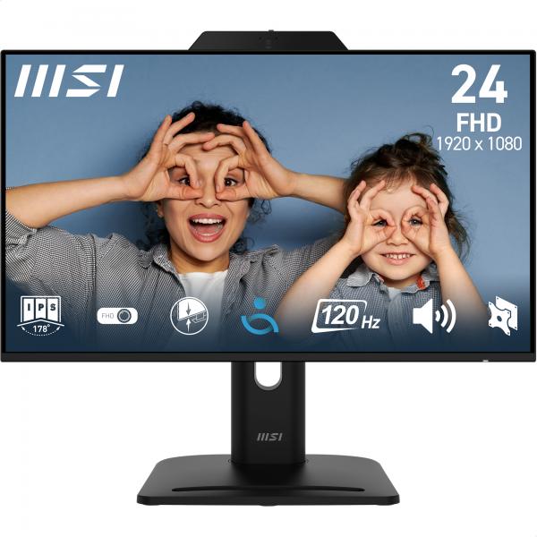 MON 23,8IPS FHD BK MM PVT DOCK WEB MSI PRO MP242PMG 1MS 120HZ WEBCAM
