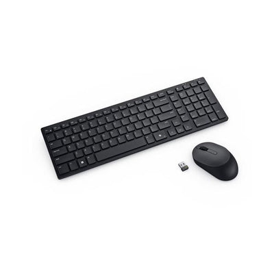DELL KM555 tastiera Mouse incluso Universale RF senza fili + Bluetooth QWERTY Nordic Nero (Dell Silent Keyboard and Mouse KM555 -)