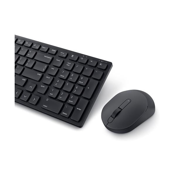 DELL KM555 tastiera Mouse incluso Universale RF senza fili + Bluetooth QWERTY Nordic Nero (Dell Silent Keyboard and Mouse KM555 -)