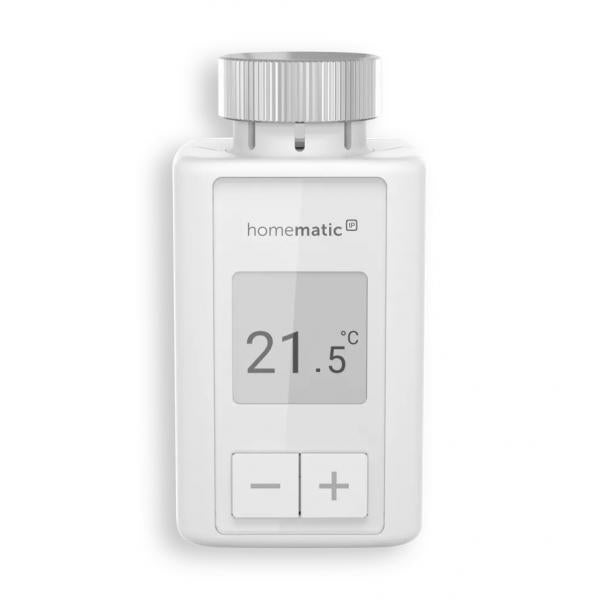 eQ-3 AG Homematic IP HmIP-eTRV-F, Digitales Thermostat, Room, RF, 869,4 MHz, Wei, M30 x 1.5
