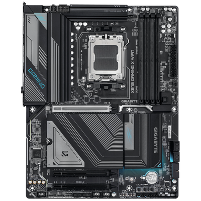 GIGABYTE X870 GAMING X WIFI7 Scheda Madre - Supporta CPU AMD Ryzen 9000, 16+2+2 fasi VRM, fino a 8000MHz DDR5 (OC), 1xPCIe 5.0 + 2xPCIe 4.0, Wi-Fi 7, LAN 2.5GbE, USB 4