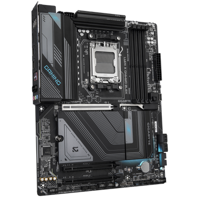 GIGABYTE X870 GAMING X WIFI7 Scheda Madre - Supporta CPU AMD Ryzen 9000, 16+2+2 fasi VRM, fino a 8000MHz DDR5 (OC), 1xPCIe 5.0 + 2xPCIe 4.0, Wi-Fi 7, LAN 2.5GbE, USB 4