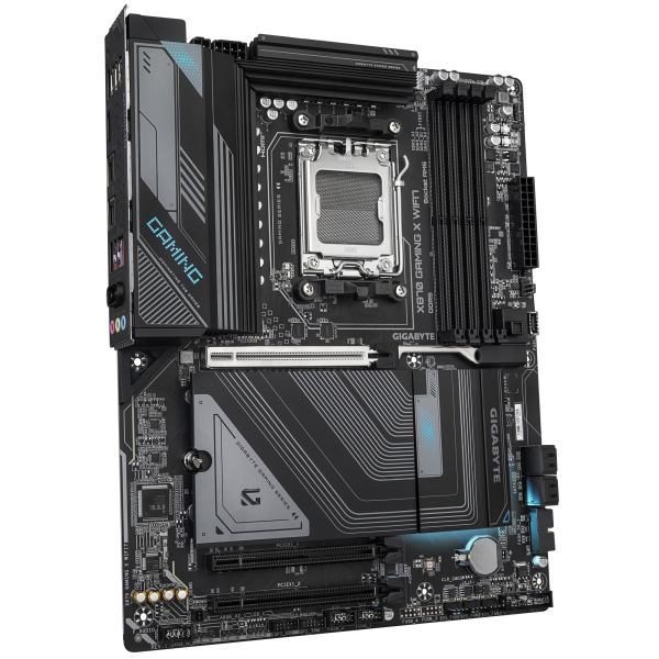 GIGABYTE X870 GAMING X WIFI7 Scheda Madre - Supporta CPU AMD Ryzen 9000, 16+2+2 fasi VRM, fino a 8000MHz DDR5 (OC), 1xPCIe 5.0 + 2xPCIe 4.0, Wi-Fi 7, LAN 2.5GbE, USB 4