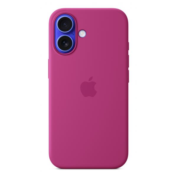 APPLE iPhone 16 - Custodia in silicone con MagSafe - Fucsia
