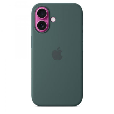 APPLE iPhone 16 - Custodia in silicone con MagSafe - Verde lago