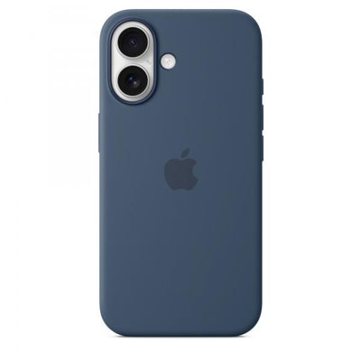 APPLE iPhone 16 - Custodia in silicone con MagSafe - Denim