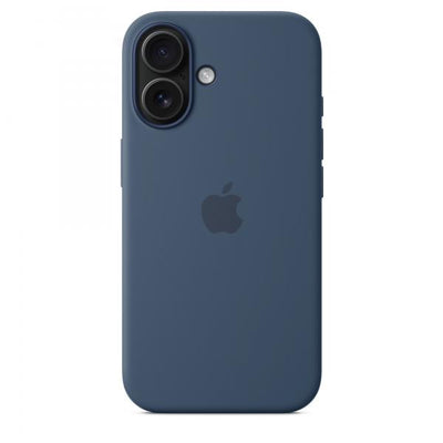 APPLE iPhone 16 - Custodia in silicone con MagSafe - Denim