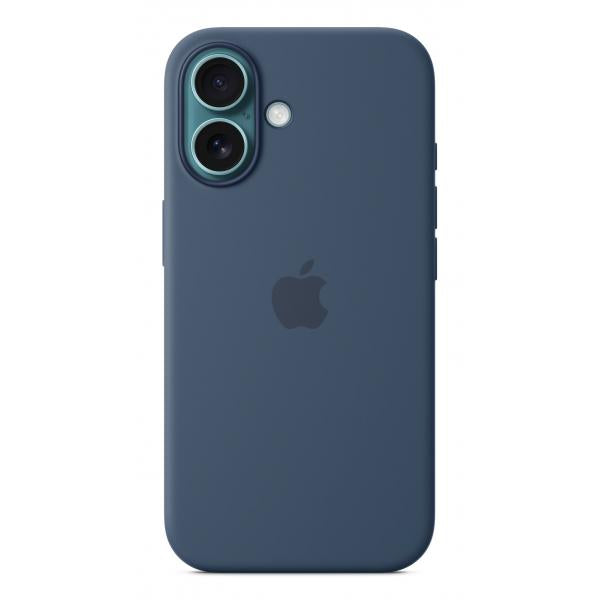 APPLE iPhone 16 - Custodia in silicone con MagSafe - Denim
