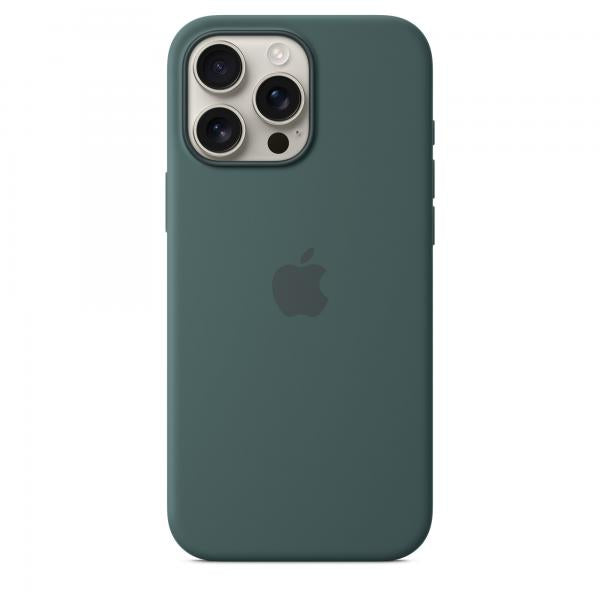 APPLE iPhone 16 Pro Max - Custodia in silicone con MagSafe - Verde lago