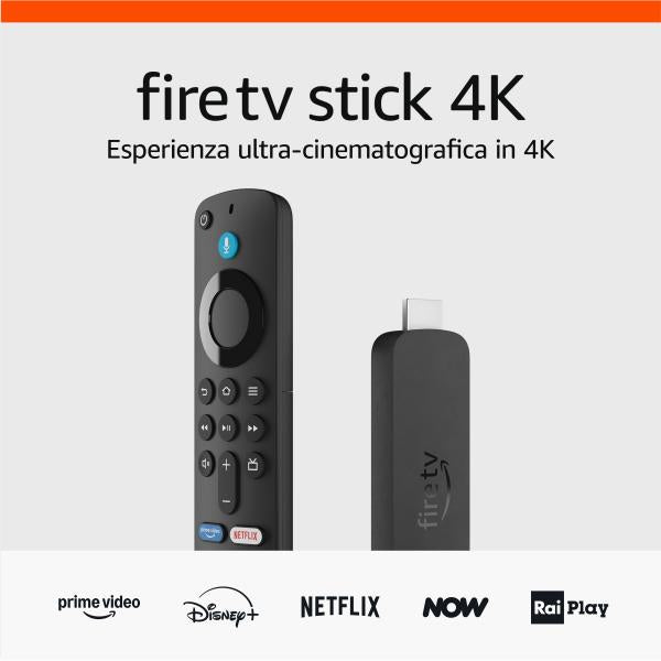 AMAZON ALEXA FIRE TV STICK 4K 8GB - WIFI 6