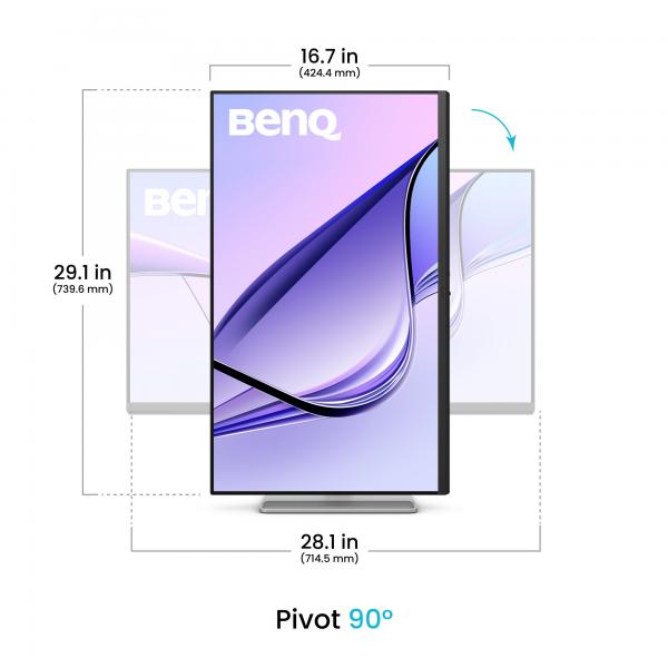 BENQ MA320U - MONITOR 32"" 4K - 100 HZ - SPEAKER IN - PROTEZIONE OCCHI - DISPLAY P3 - ALTEZZA REGOLABILE - PIVOT