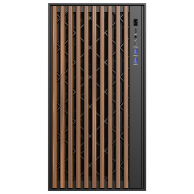 Case Woody TowerATX / Micro-ATX / Mini-ITX 2 Porte USB 3.2 Colore Nero