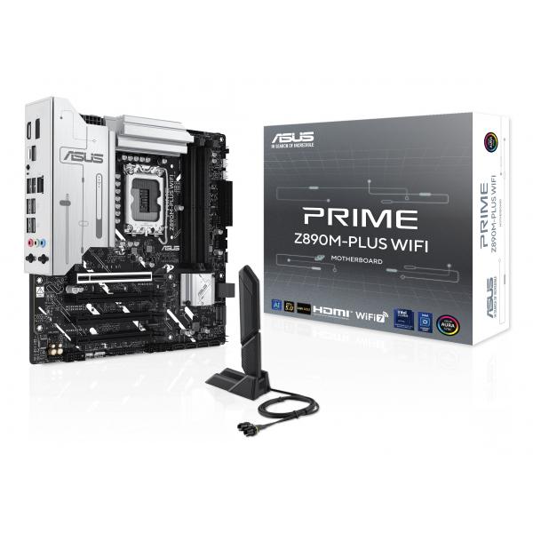 ASUS MB PRIME Z890M-PLUS WIFI LGA1851,Z890,USB 20GBPS,MB