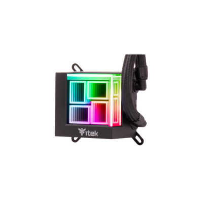 Dissipatore CPU Liquido HYDRO CUBE 240B per Socket Intel LGA 1200 (Presa H5) / LGA 1366 (Presa B) / LGA 775 (Presa T) / LGA 1700 e SocketAMD Presa AM4 / Presa AM5