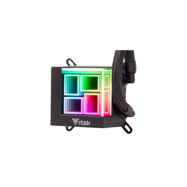 Dissipatore CPU Liquido HYDRO CUBE 240B per Socket Intel LGA 1200 (Presa H5) / LGA 1366 (Presa B) / LGA 775 (Presa T) / LGA 1700 e SocketAMD Presa AM4 / Presa AM5