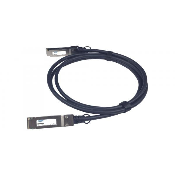Origin Storage QSFP-100G-CU0.5M-OS cavo InfiniBand e in fibra ottica 0,5 m QSFP28 DAC Nero (Origin Storage QSFP-100G-CU0.5M Cisco Compatible Direct Attach Copper Cable QSFP28 100GBase-CU [Passive Twi