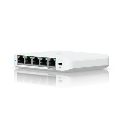 Ubiquiti UniFi Flex Mini 2.5G Gestito 2.5G Ethernet (100/1000/2500) Supporto Power over Ethernet (PoE) Desktop Bianco