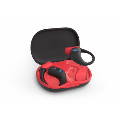 6000 Series Taa6709bk/00 Cuffia E Auricolare True Wireless Stereo (tws) A Clip Sport Bluetooth Nero, Rosso