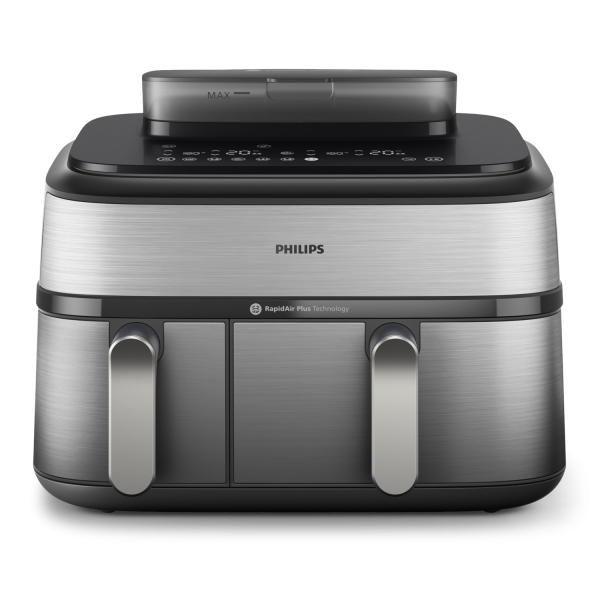 FRIGGITRICE AD ARIA DUALBASKET 9LIT CON FUNZIONE VAPORE ARIA VAPORE COM