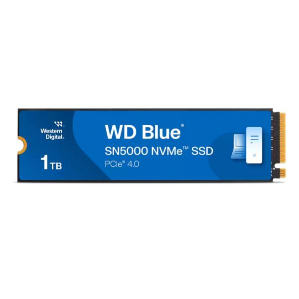 Western Digital WD Blue SN5000 NVMe 1 TB M.2 PCI Express 4.0 (1TB WD BLUE SN5000 NVME SSD - PCIE GEN 4.0 UP TO 5150 MB/S RS)