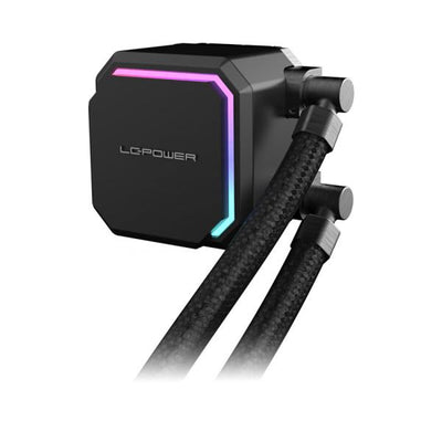 LC-Power LC-CC-240-B sistema di raffreddamento per computer Processore Raffreddatore di liquidi tutto in uno 12 cm Nero (LC-POWER CPU-K?hler 250W 2x120mm f.Int)