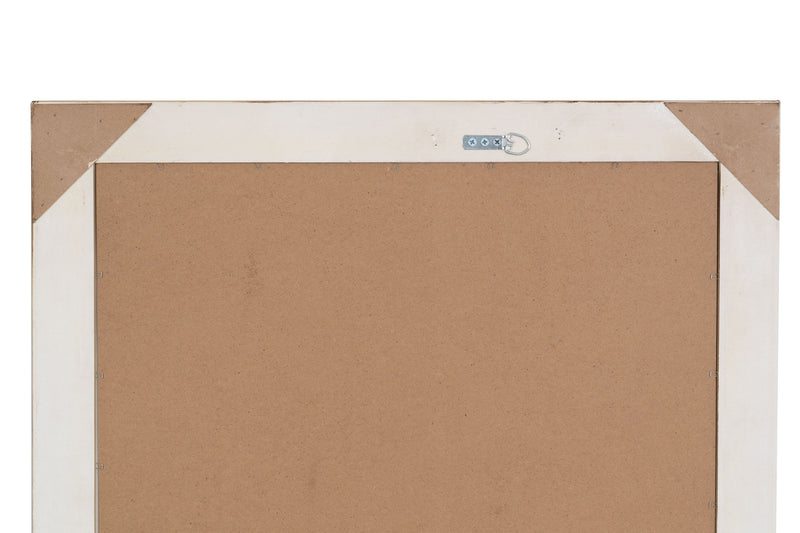 Biscottini Specchio Specchiera da parete e appendere verticale/orizzontale L73xPR4xH181 cm finitura foglia oro anticato.