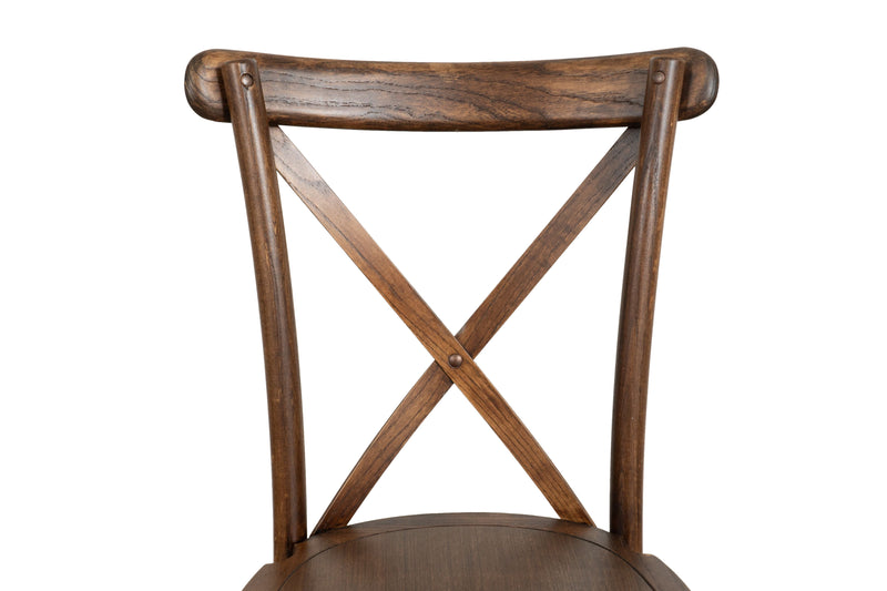 Biscottini Sedia Thonet in massello e seduta in legno finitura noce dimensioni larghezza