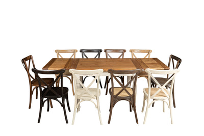 Biscottini Sedia Thonet in massello e seduta in legno finitura noce dimensioni larghezza