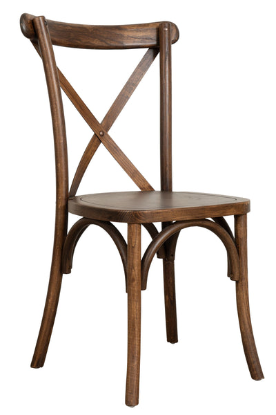 Biscottini Sedia Thonet in massello e seduta in legno finitura noce dimensioni larghezza