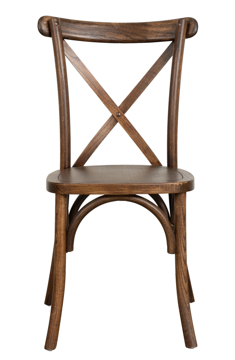 Biscottini Sedia Thonet in massello e seduta in legno finitura noce dimensioni larghezza