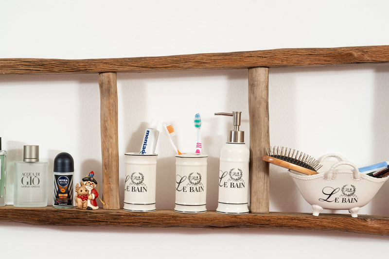 Biscottini Scala in legno 40x8x150 cm dimensioni Riproduce fedelmente L40xPR8xH150