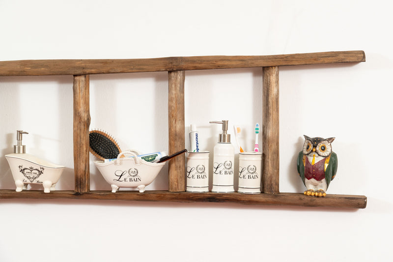 Biscottini Scala in legno 44x8x180 cm dimensioni Riproduce fedelmente L44xPR8xH180